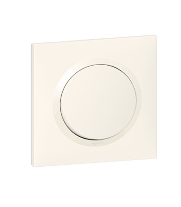 Poussoir simple Dooxie Blanc - Complet / Legrand