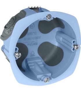 Boite d'encastrement étanche Eurohm cloison sèche à vis 1 poste - prof. 50mm