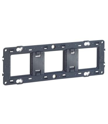 Support 3 postes montage horizontal /vertical 6/8 modules