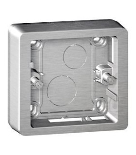 Cadre 1 poste pour pose en saillie Céliane Titane