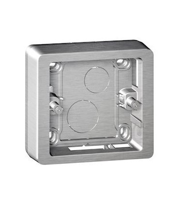 Cadre 1 poste pour pose en saillie Céliane Titane