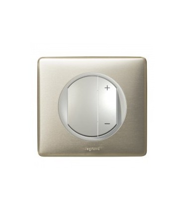 Interrupteur variateur 400w Céliane complet Titane
