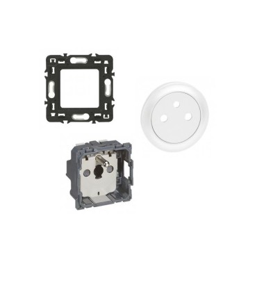 Prise 2P+T céliane Surface 16A 250V blanc