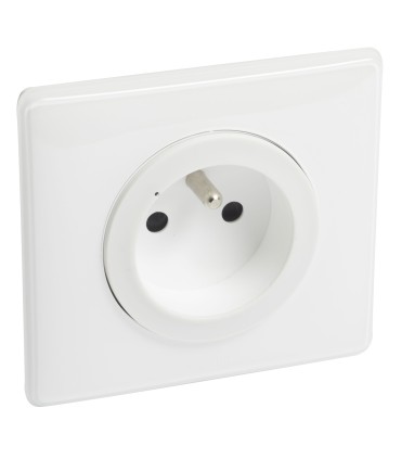 Prise connectée  Céliane with Netatmo 16A bornes automatiques complète blanche
