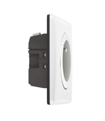 Lot de 3 prises 2 P+T connectées Céliane with Netatmo complète blanche