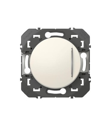 Poussoir simple voyant lumineux Dooxie Blanc / Legrand