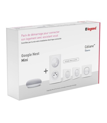 Pack de démarrage connecté Céliane with Netatmo avec assistant vocal inclus
