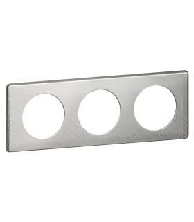 Plaque Céliane Métal Alu Snake 3 postes