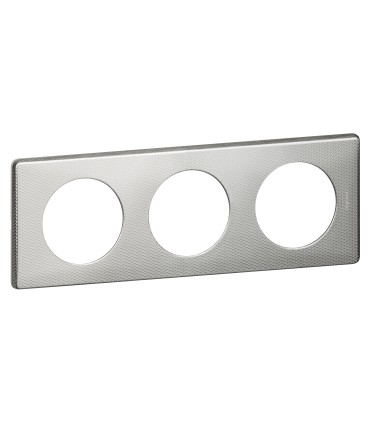 Plaque Céliane Métal Alu Snake 3 postes