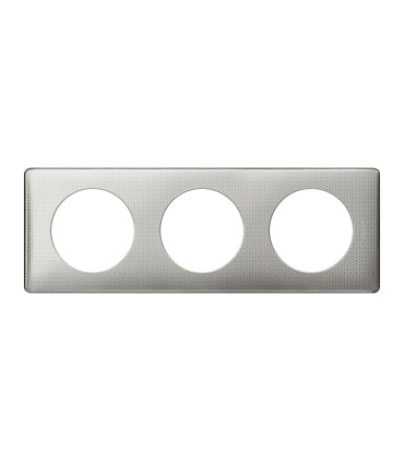 Plaque Céliane Métal Alu Snake 3 postes