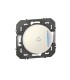 Poussoir simple voyant lumineux (sonnette) Dooxie Blanc / Legrand