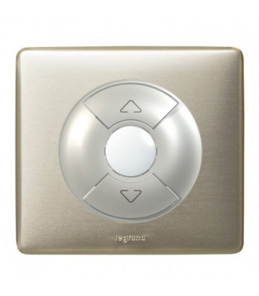 Interrupteur volet roulant store Céliane complet Titane