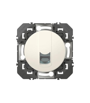 Prise RJ45 cat6 STP blindée Dooxie Blanc