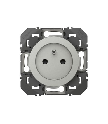 Prise de courant 2P+T à puits Dooxie 16A finition alu