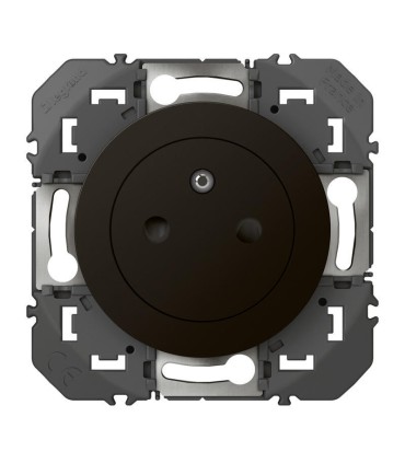 Prise de courant 2P+T Surface dooxie 16A finition noir emballage blister