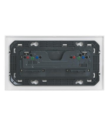 Kit double prises de courant 2P+T Surface Dooxie 16A précâblées blanc