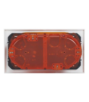 Kit double prises 2P+T Surface dooxie 16A précâblées finition noir