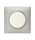 Plaque de finition Dooxie Aluminium - 1 poste / Legrand