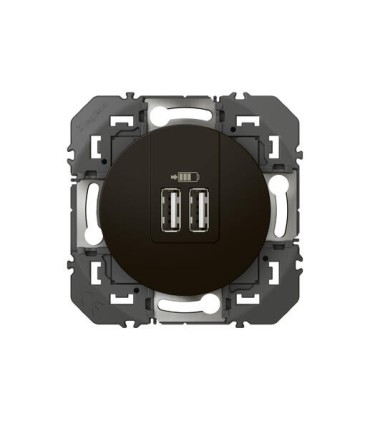 Double  chargeur  USB Type A Dooxie 3A Noir