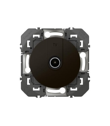 Prise TV étoile blindée Dooxie noir emballage blister