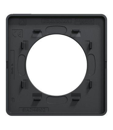 Plaque Odace Touch, Anthracite 1 poste