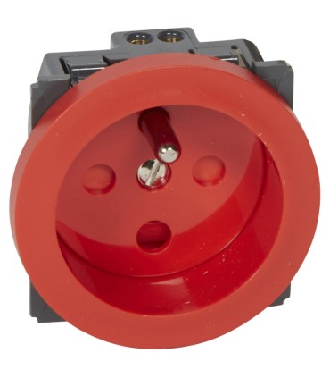 Prise de courant standard Français Céliane 16A 250V 2P+T détrompage