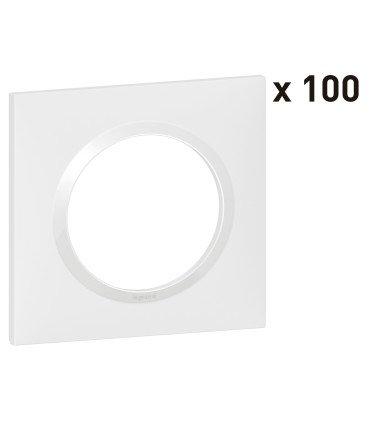Plaques de finition Dooxie Blanc - 1 poste (x100pcs) / Legrand