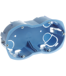 Boite encastrement double entraxe 57mm P 40mm Eurohm placohm