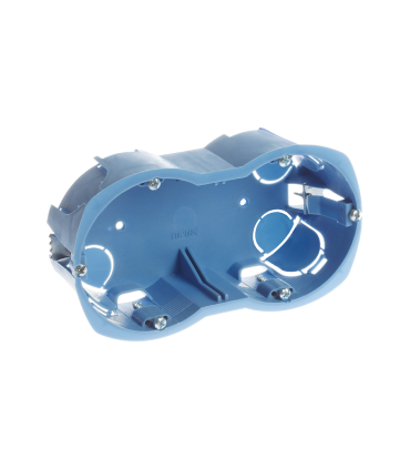 Boite encastrement double entraxe 57mm P 40mm Eurohm placohm