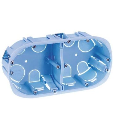 Boite encastrement double Eurohm placohm ø 67 mm - entraxe 71mm