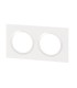 Plaque de finition Dooxie Blanc 2 postes / Legrand
