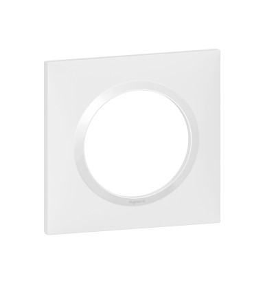 Plaque de finition Dooxie Blanc 1 poste / Legrand