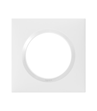 Plaque de finition Dooxie Blanc 1 poste / Legrand