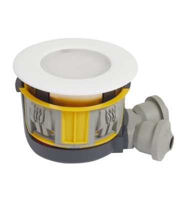 Kit Modul'up spot complet avec 1 boîte Modul'up + 1 spot IP44 blanc