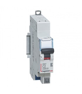 Disjoncteur 2A DNX³ 4500 P+N - Courbe C - Bornes automatiques