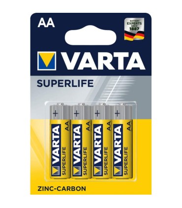 4 Piles Salines AA / LR6 Varta SuperLife