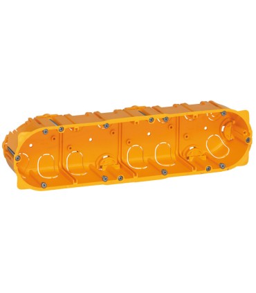 Boîte multipostes Batibox cloisons sèches 4 postes profondeur 50mm