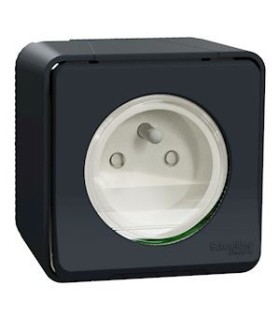 Prise de courant 16A  saillie Mureva Styl gris