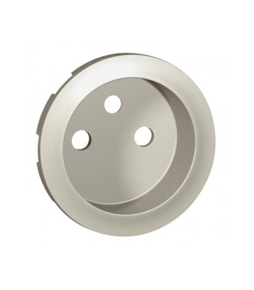 Enjoliveur Céliane pour prise 2P+T - Titane