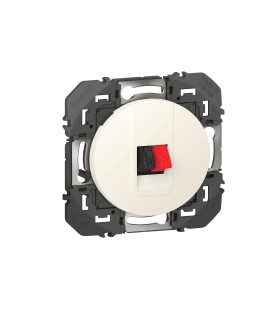 Prise haut-parleur simple Dooxie Blanc / Legrand