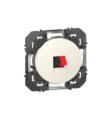 Prise haut-parleur simple Dooxie Blanc / Legrand