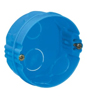 Boîte ronde à sceller Modulo 1 poste - P30mm - entrée 7xØ20 + 1xØ16mm