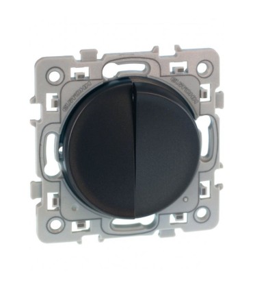 Double va-et-vient Square anthracite