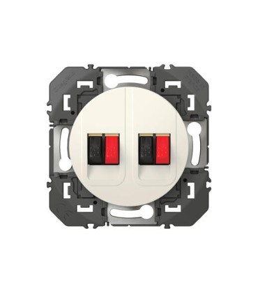 Prise haut-parleur double Dooxie Blanc / Legrand