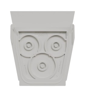 Lot de 10 entrées de câbles triple blanc Mureva Styl