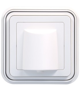 Sortie de câble encastrée Cubyko blanc