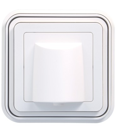 Sortie de câble encastrée Cubyko blanc