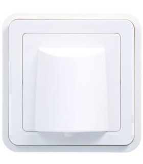 Sortie de câble associable Cubyko blanc