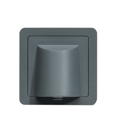 Sortie de câble Cubyko associable gris RAL 7011