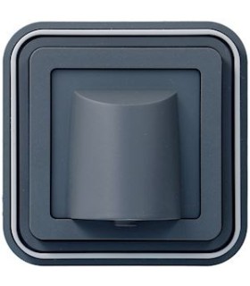 Sortie de câble Cubyko encastrée gris RAL 7011